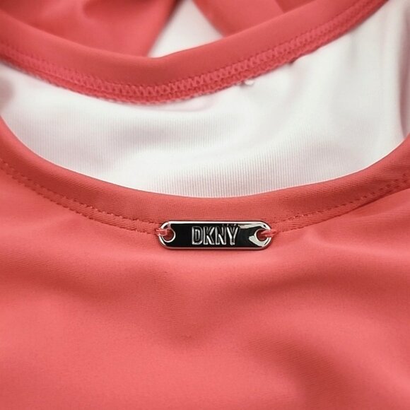 DKNY Coral One-Piece Swimsuit - Picture 5 of 16